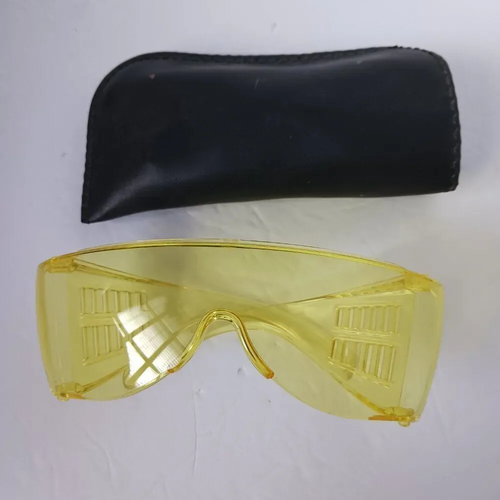 Vintage North Y2K Yellow X-Tray Large Glasses